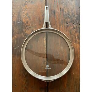CALPHALON Premier Space-Saving Stainless Steel Glass Lid w/Long Handle
